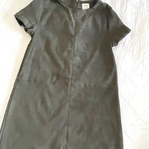 Zara suede girls dress size 11-12